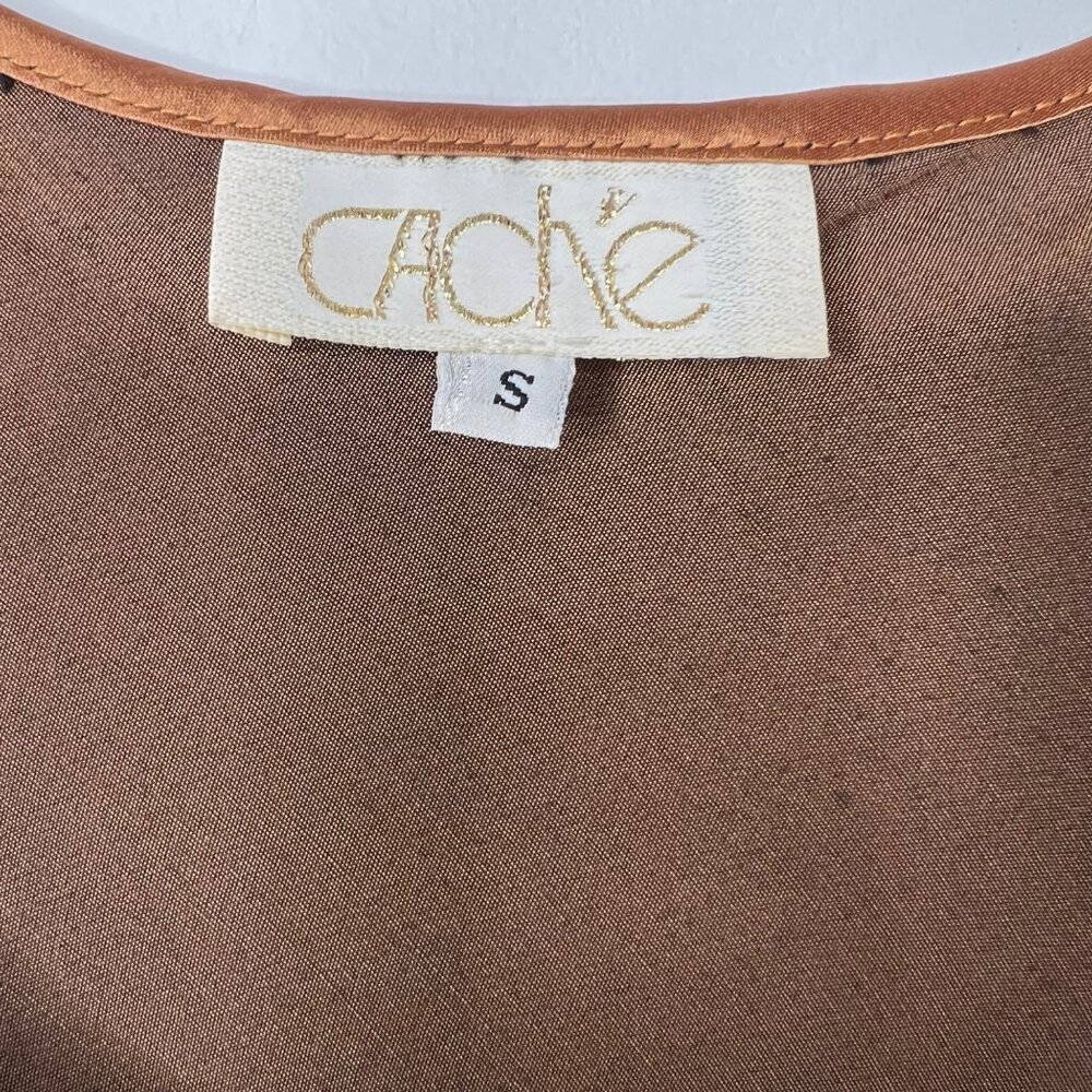Cache Copper Satin Tank Top - Picture 7 of 7